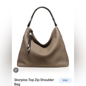 Michael Kors collection new with tags Skorpios shoulder bag in elephant color